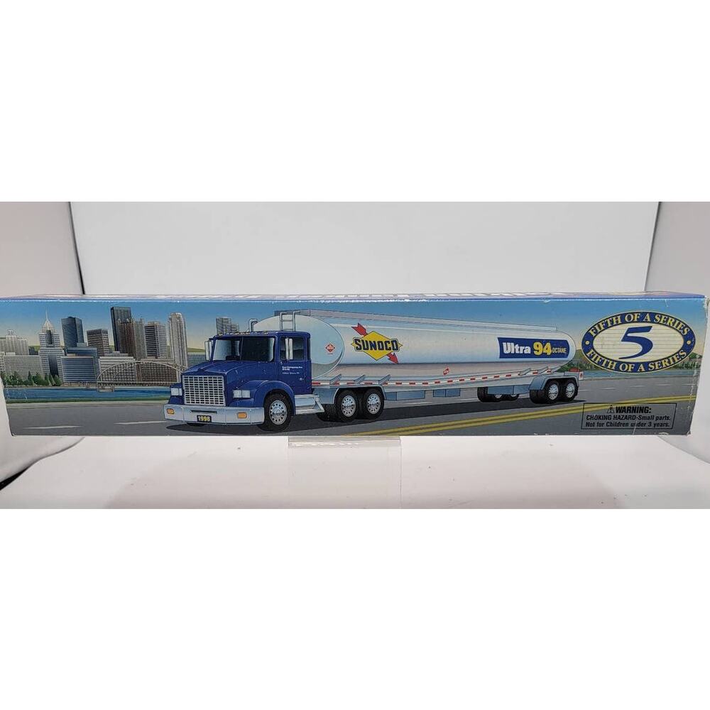 Sunoco Talking Tanker Truck 5th of a Series 1998 Collectors Edition with Box